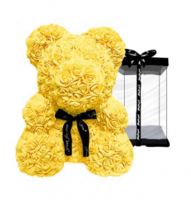 New Design Imperial Crown Teddy Rose Bear Artificial Foam Decoration Home Rose Teddy Bear 