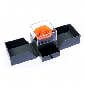 Forever Roses Flower Real Natural Preserved Roses In Storage Box For Gift