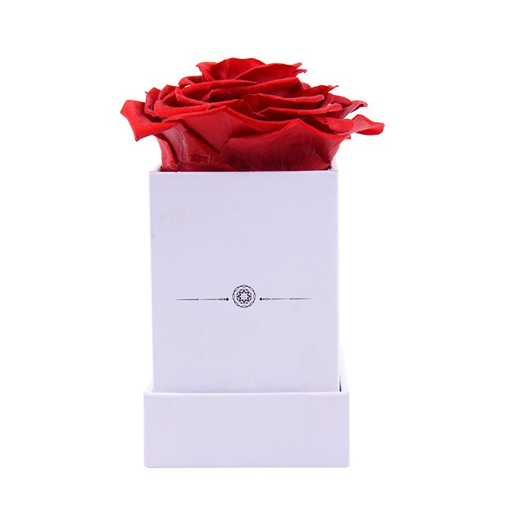 Luxury Unique Cardboard Paper Flower Box With Custom Logo Print Packaging